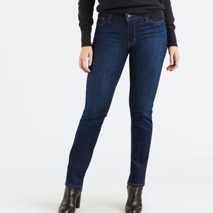 Levi’s 712 slim jeans, dark wash, size 25